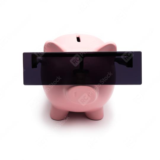 anonymous Piggy bank on white background  : Stock Photo or Stock Video Download rcfotostock photos, images and assets rcfotostock | RC Photo Stock.: