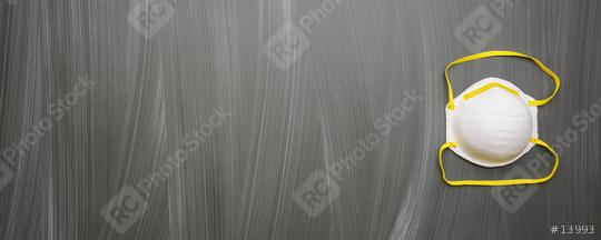 Anti virus protection mask ffp2 standart to prevent corona COVID-19 infection on a black chalkboard, with copyspace for your individual text.    : Stock Photo or Stock Video Download rcfotostock photos, images and assets rcfotostock | RC Photo Stock.: