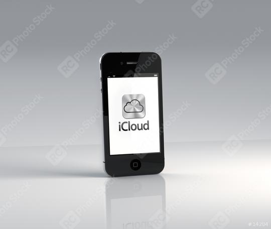 Apple iPhone 4GS with iCloud App  : Stock Photo or Stock Video Download rcfotostock photos, images and assets rcfotostock | RC Photo Stock.: