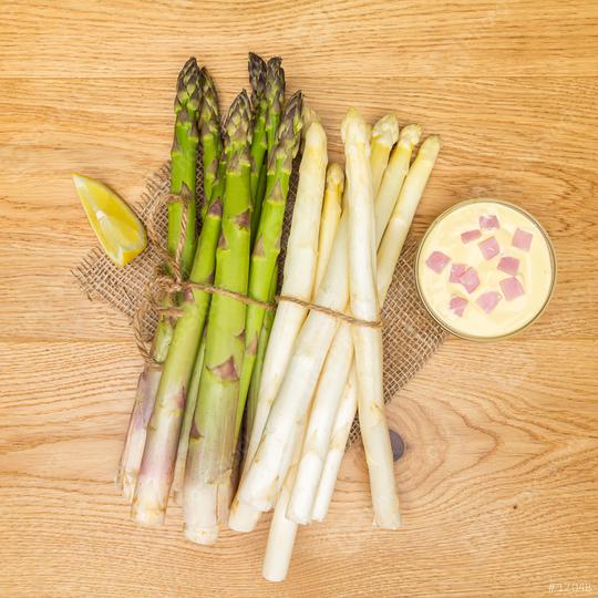Asparagus spears varieties with sauce hollandaise  : Stock Photo or Stock Video Download rcfotostock photos, images and assets rcfotostock | RC Photo Stock.: