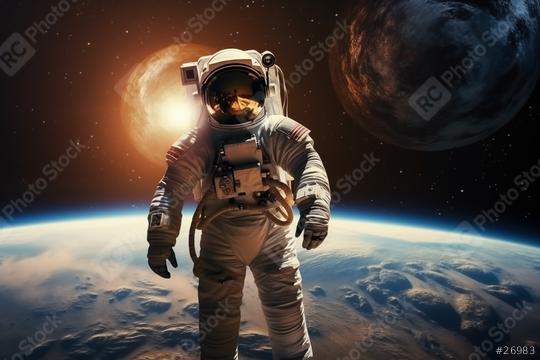 Astronaut floating in space with Earth in the background
  : Stock Photo or Stock Video Download rcfotostock photos, images and assets rcfotostock | RC Photo Stock.: