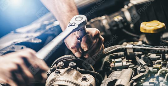 Auto mechanic working on car engine in mechanics garage. Repair service concept image. authentic close-up shot  : Stock Photo or Stock Video Download rcfotostock photos, images and assets rcfotostock | RC Photo Stock.: