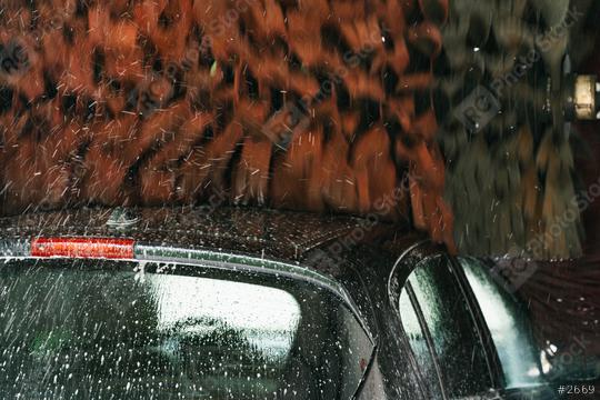 Automatic car wash in action  : Stock Photo or Stock Video Download rcfotostock photos, images and assets rcfotostock | RC Photo Stock.: