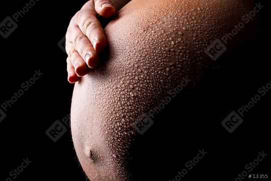 babybauch mit wassertropfen  : Stock Photo or Stock Video Download rcfotostock photos, images and assets rcfotostock | RC Photo Stock.: