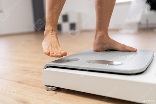 bare feet stepping onto a modern body composition scale in a fitness or medical setting during Inbody test  : Stock Photo or Stock Video Download rcfotostock photos, images and assets rcfotostock | RC Photo Stock.: