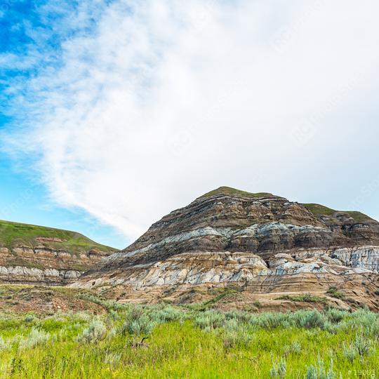beautiful Drumheller mountains in alberta canada  : Stock Photo or Stock Video Download rcfotostock photos, images and assets rcfotostock | RC-Photo-Stock.: