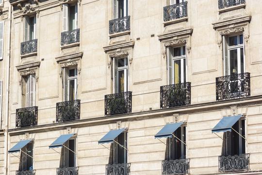 beautiful Haussmann buildings in paris at summer  : Stock Photo or Stock Video Download rcfotostock photos, images and assets rcfotostock | RC Photo Stock.: