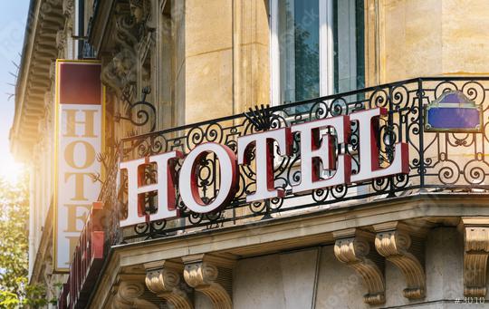 beautiful old hotel sign  : Stock Photo or Stock Video Download rcfotostock photos, images and assets rcfotostock | RC Photo Stock.: