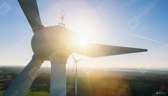 Beautiful sunset above the windmills - copyspace for your individual text  : Stock Photo or Stock Video Download rcfotostock photos, images and assets rcfotostock | RC Photo Stock.: