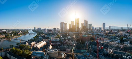 Beautiful view of Frankfurt am Main at dusk  : Stock Photo or Stock Video Download rcfotostock photos, images and assets rcfotostock | RC Photo Stock.: