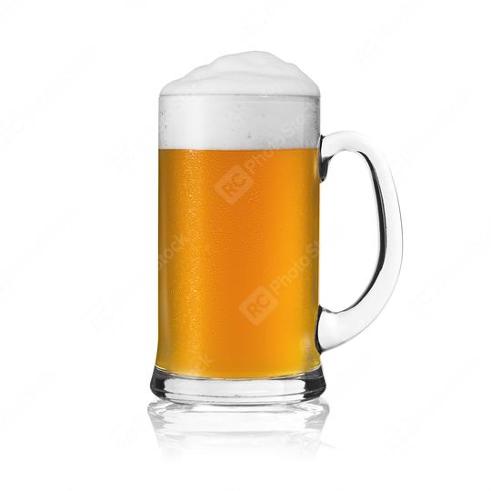 Beer glass beer mug stein glass mug beer mug with foam crown and drops of  condensation bayern munich golden isolated  : Stock Photo or Stock Video Download rcfotostock photos, images and assets rcfotostock | RC Photo Stock.:
