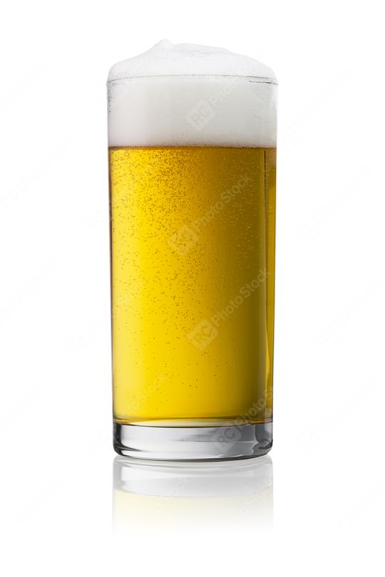 beer in a glass on white  : Stock Photo or Stock Video Download rcfotostock photos, images and assets rcfotostock | RC Photo Stock.: