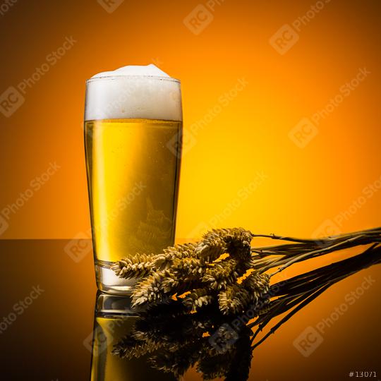 Beer with wheat ears  : Stock Photo or Stock Video Download rcfotostock photos, images and assets rcfotostock | RC Photo Stock.: