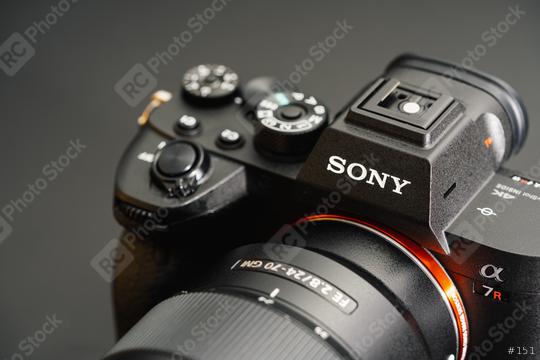 BERLIN, GERMANY DECEMBER 2019: the New Sony Alpha 7R IV Mirrorless Digital Camera with full-frame 60-megapixel CMOS sensor  : Stock Photo or Stock Video Download rcfotostock photos, images and assets rcfotostock | RC Photo Stock.: