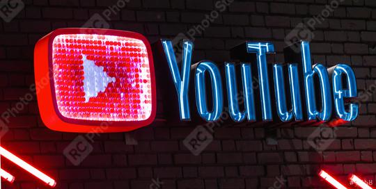 BERLIN, GERMANY JULY 2019: YouTube logo. Youtube is a popular video sharing service founded in 2005  : Stock Photo or Stock Video Download rcfotostock photos, images and assets rcfotostock | RC Photo Stock.:
