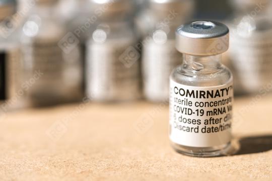 BERLIN, GERMANY JUNE 2021: COVID-19 mrna Pfizer-BioNTech COVID-19 Vaccine "comirnaty" ampoules. COMIRNATY mRNA vaccine on white backround. COMIRNATY vaccine against SARS COVID-19 virus.  : Stock Photo or Stock Video Download rcfotostock photos, images and assets rcfotostock | RC Photo Stock.: