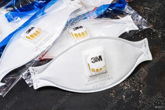 BERLIN, GERMANY MARCH 15, 2020: Heap of 3M Anti virus protection mask ffp3 standart to prevent corona COVID-19 infection. 3M is a company producing safety equipment.  : Stock Photo or Stock Video Download rcfotostock photos, images and assets rcfotostock | RC Photo Stock.:
