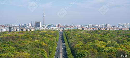Berlin panorama. Top view on Television Tower, Berlin Catherdral, Brandenburg Gate and Reichstag. View from the Victory Column  : Stock Photo or Stock Video Download rcfotostock photos, images and assets rcfotostock | RC Photo Stock.: