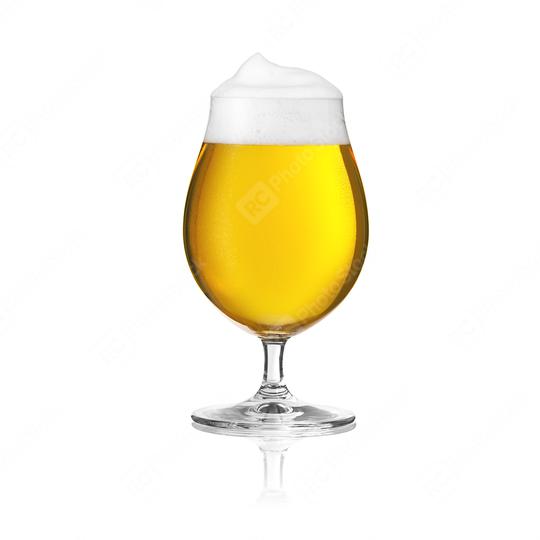 Biertulpe beer glass with beer foam and dew drops of water alcohol golden crown on a white background  : Stock Photo or Stock Video Download rcfotostock photos, images and assets rcfotostock | RC Photo Stock.: