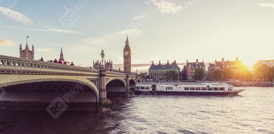 Big Ben and Westminster at sunset, London, UK  : Stock Photo or Stock Video Download rcfotostock photos, images and assets rcfotostock | RC Photo Stock.:
