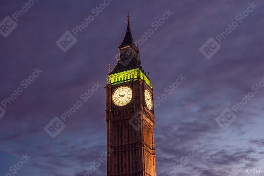 Big Ben at sunset in London, United Kingdom  : Stock Photo or Stock Video Download rcfotostock photos, images and assets rcfotostock | RC Photo Stock.: