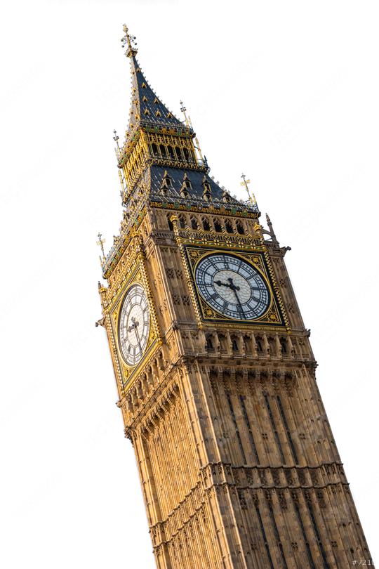 Big Ben isolated on white backgrond London, UK  : Stock Photo or Stock Video Download rcfotostock photos, images and assets rcfotostock | RC Photo Stock.: