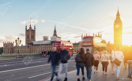 Big Ben, Westminster Bridge and red double decker bus in London, England, United Kingdom  : Stock Photo or Stock Video Download rcfotostock photos, images and assets rcfotostock | RC Photo Stock.:
