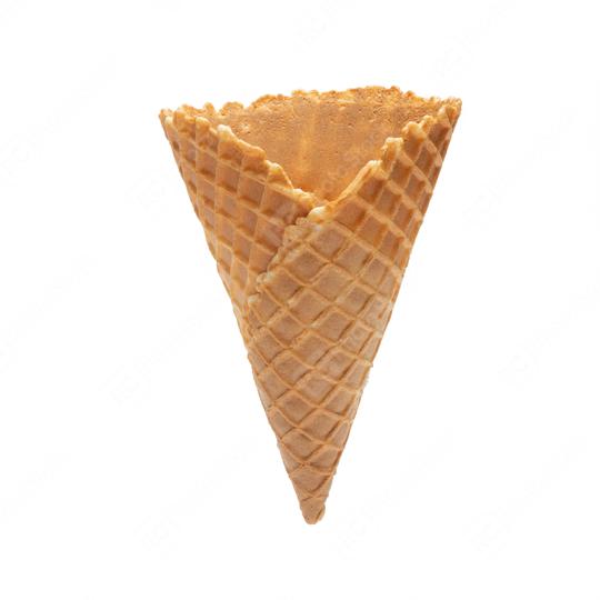 Big Empty or blank ice cream crispy wafer cone isolated on white background  : Stock Photo or Stock Video Download rcfotostock photos, images and assets rcfotostock | RC Photo Stock.: