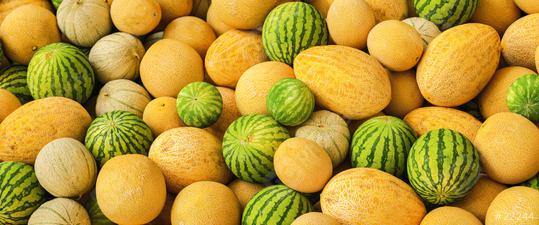 big pile of watermelons and honeydew melons   : Stock Photo or Stock Video Download rcfotostock photos, images and assets rcfotostock | RC Photo Stock.: