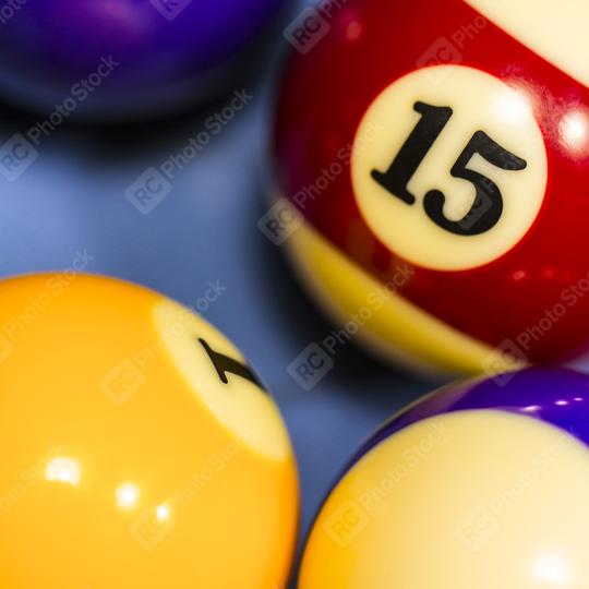 billiard balls on table  : Stock Photo or Stock Video Download rcfotostock photos, images and assets rcfotostock | RC Photo Stock.: