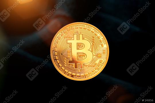 bitcoin - bit coin BTC the new crypto currency  : Stock Photo or Stock Video Download rcfotostock photos, images and assets rcfotostock | RC Photo Stock.: