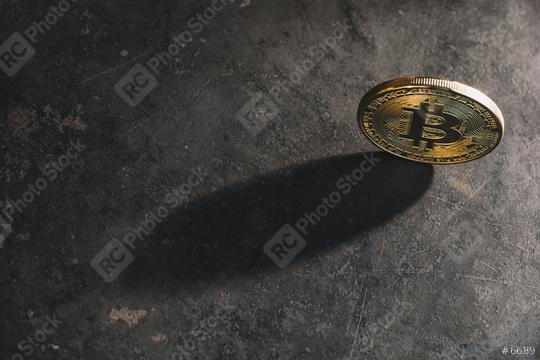Bitcoin Cryptocurrency Digital Bit Coin BTC Currency Technology  : Stock Photo or Stock Video Download rcfotostock photos, images and assets rcfotostock | RC Photo Stock.:
