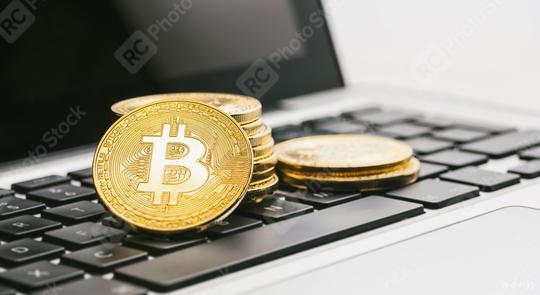 Bitcoin-Cash Digital cryptocurrency on notebook  : Stock Photo or Stock Video Download rcfotostock photos, images and assets rcfotostock | RC Photo Stock.: