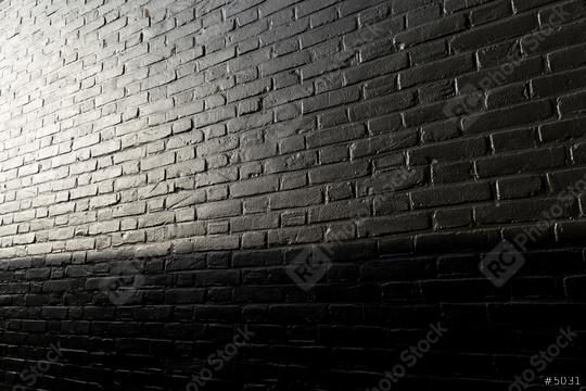black painted brick wall with sunlight  : Stock Photo or Stock Video Download rcfotostock photos, images and assets rcfotostock | RC Photo Stock.: