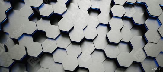 Blue abstract hexagons background pattern 3D rendering - Illustration   : Stock Photo or Stock Video Download rcfotostock photos, images and assets rcfotostock | RC Photo Stock.: