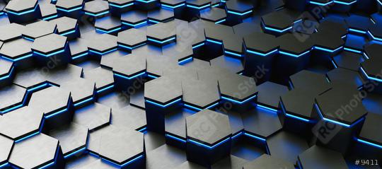 Blue abstract hexagons background pattern 3D rendering - Illustration   : Stock Photo or Stock Video Download rcfotostock photos, images and assets rcfotostock | RC Photo Stock.: