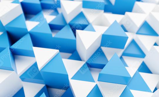 blue and white background with triangles - 3d rendering   : Stock Photo or Stock Video Download rcfotostock photos, images and assets rcfotostock | RC Photo Stock.: