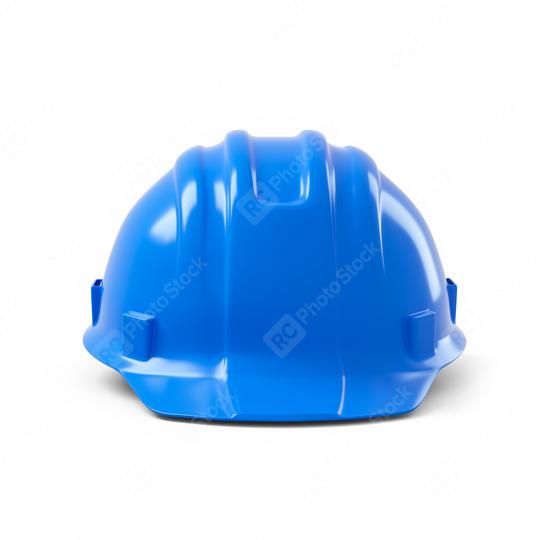 blue construction helmet isolated on white background. 3D rendering  : Stock Photo or Stock Video Download rcfotostock photos, images and assets rcfotostock | RC Photo Stock.: