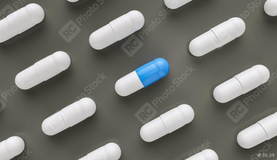 blue pills or capsules lies in rows, medicine tablets antibiotic, Pharmacy theme  : Stock Photo or Stock Video Download rcfotostock photos, images and assets rcfotostock | RC Photo Stock.: