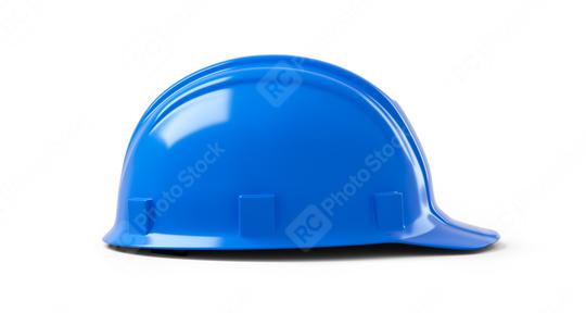 blue safety helmet isolated on white background. 3D rendering  : Stock Photo or Stock Video Download rcfotostock photos, images and assets rcfotostock | RC Photo Stock.: