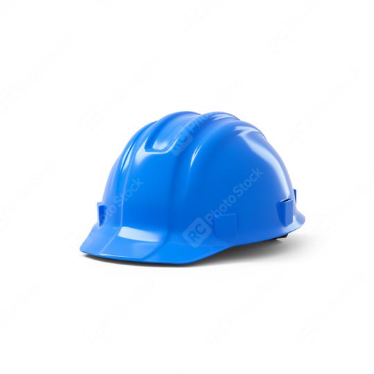 blue safety helmet on white background. 3D rendering  : Stock Photo or Stock Video Download rcfotostock photos, images and assets rcfotostock | RC Photo Stock.: