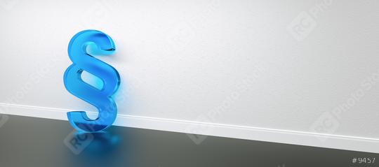 Blue Symbol of Law and Justice - Paragraph / section sign, with copy space for individual text  : Stock Photo or Stock Video Download rcfotostock photos, images and assets rcfotostock | RC Photo Stock.: