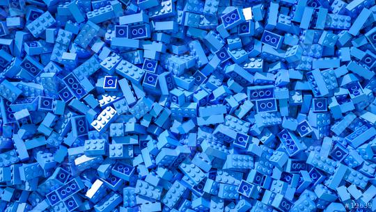 blue toy bricks background - 3D Rendering Illustration  : Stock Photo or Stock Video Download rcfotostock photos, images and assets rcfotostock | RC Photo Stock.: