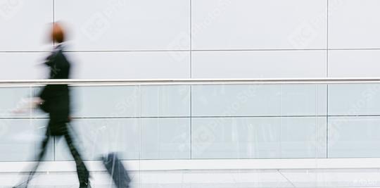 blurred anonymous commuter walking in a corridor  : Stock Photo or Stock Video Download rcfotostock photos, images and assets rcfotostock | RC Photo Stock.: