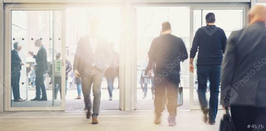blurred anonymous people walking in a entrance  : Stock Photo or Stock Video Download rcfotostock photos, images and assets rcfotostock | RC Photo Stock.: