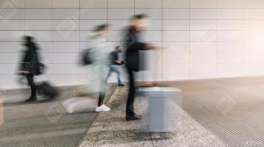 blurred business people at a airport  : Stock Photo or Stock Video Download rcfotostock photos, images and assets rcfotostock | RC Photo Stock.:
