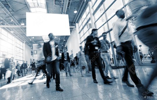 Blurred business people at a International Trade Fair  : Stock Photo or Stock Video Download rcfotostock photos, images and assets rcfotostock | RC Photo Stock.: