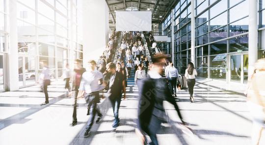 blurred business people at a trade fair  : Stock Photo or Stock Video Download rcfotostock photos, images and assets rcfotostock | RC-Photo-Stock.: