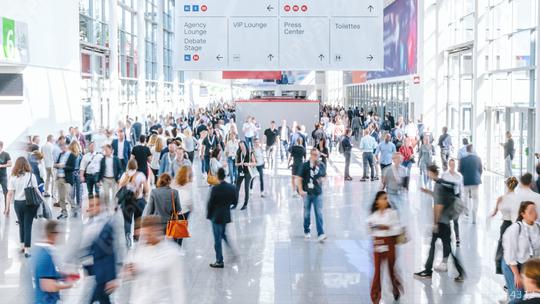 blurred business people at a trade fair  : Stock Photo or Stock Video Download rcfotostock photos, images and assets rcfotostock | RC Photo Stock.: