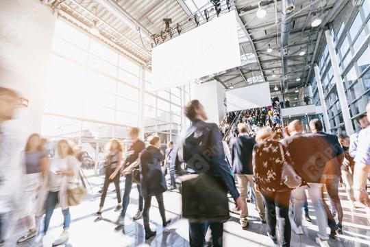 blurred business people at a trade fair, including Copy space  : Stock Photo or Stock Video Download rcfotostock photos, images and assets rcfotostock | RC Photo Stock.: